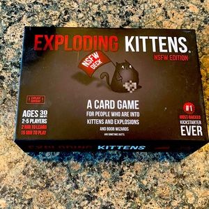 Exploding kittens card game NSFW edition